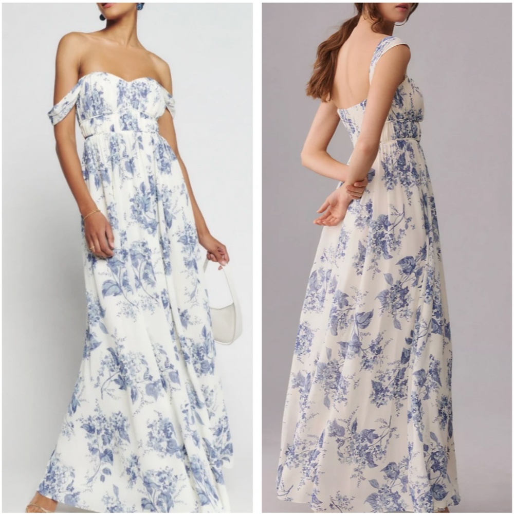 NWT Reformation Jayde Maxi Dress - Lupine Floral